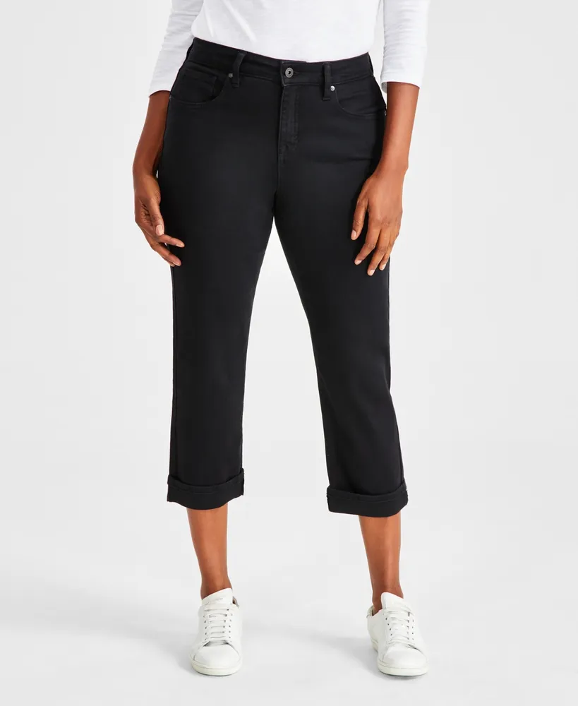 Style & Co Women's Mid-Rise Curvy Capri Jeans, Created for Macy's