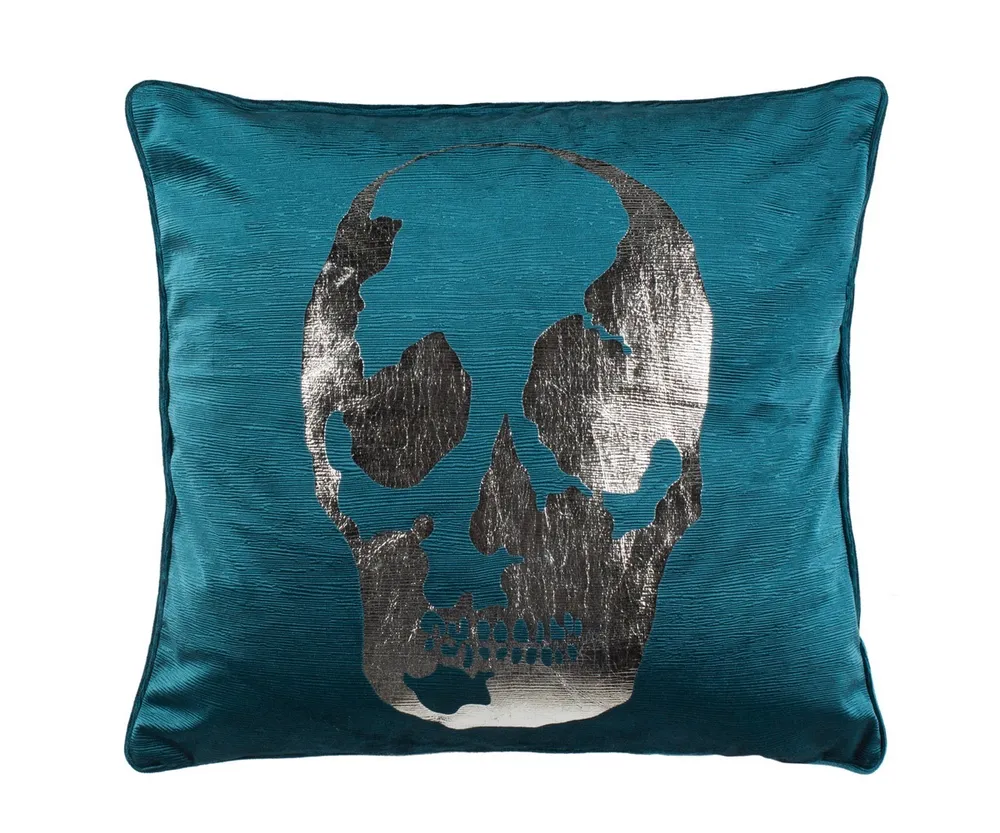 Safavieh Romey Skull 20" x 20" Pillow