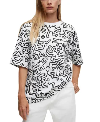 Boss by Hugo X Keith Haring Gender-Neutral Graphic T-shirt