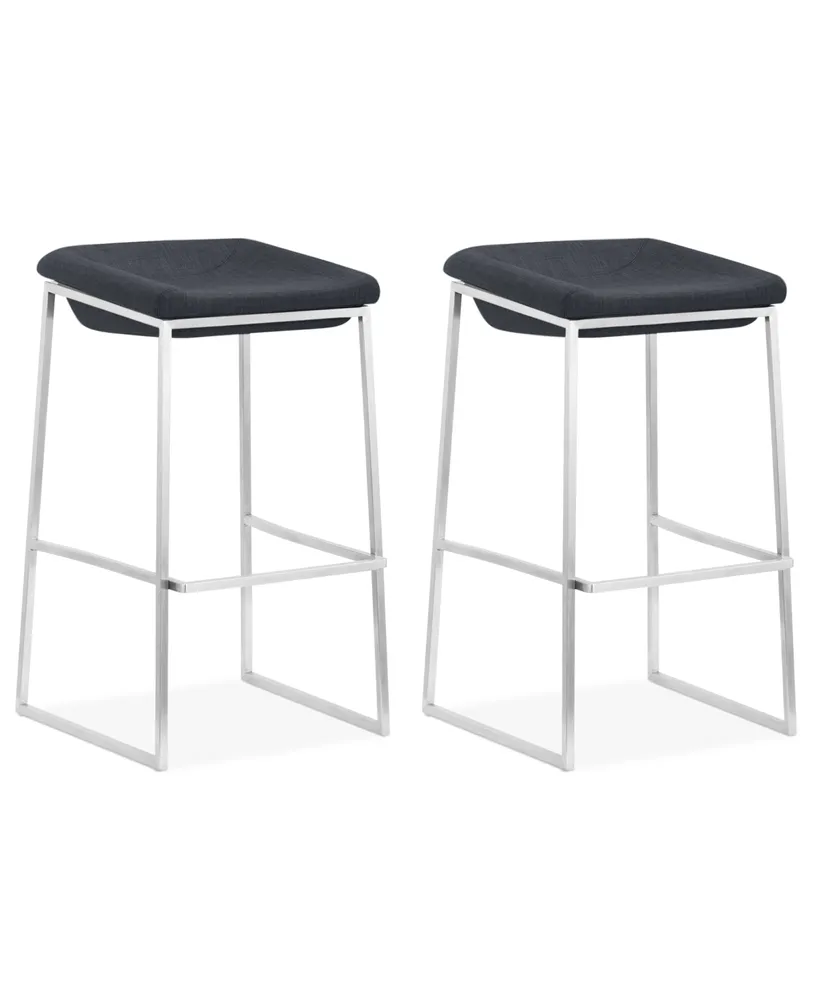 Zuo Lids Barstool, Set of 2