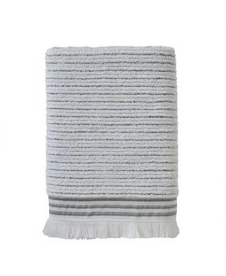 Skl Home Subtle Stripe Cotton Bath Towel, 54" x 28"