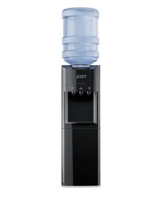 Mist Top Loading Water Dispenser, 3 Temp, Holds or 5 Gallon Bottles, Child Safety Lock