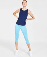 Id Ideology Womens Birdseye Mesh Tank Top Cropped Leggings Created For Macys