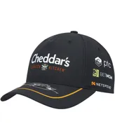 Men's Checkered Flag Sports Black Kyle Busch Sponsor Uniform Adjustable Hat