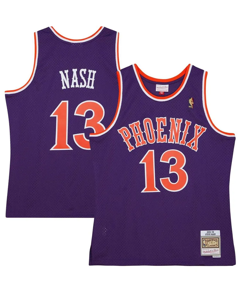 Men's Mitchell & Ness Steve Nash Purple Phoenix Suns 2005/06 Hardwood Classics Swingman Jersey