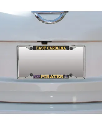 East Carolina Pirates Small Over Small Mega License Plate Frame