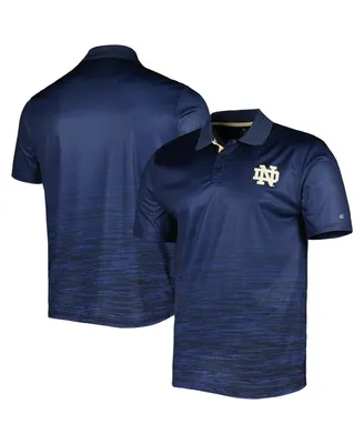 Men's Colosseum Navy Notre Dame Fighting Irish Marshall Polo Shirt