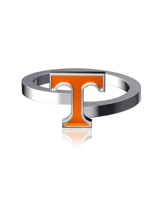 Women's Dayna Designs Tennessee Volunteers Bypass Enamel Silver Ring