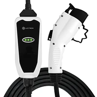 Lectron Level 1 / Level 2 Portable J1772 Ev Charger (12 Amp / 32 Amp) with Dual Charging Plugs (Nema 5-15 & 14-50)