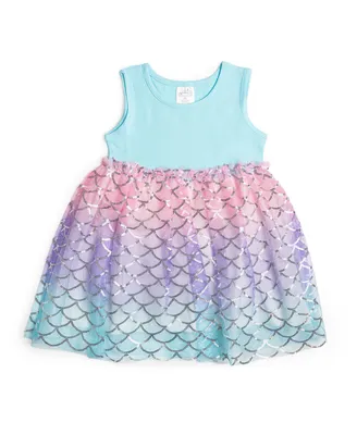 Sweet Wink Toddler Girls Sparkling Mermaid Dress