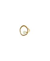 seree Cosmos — Jade bead gold statement ring