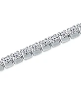 Giani Bernini Cubic Zirconia Tennis Bracelet Sterling Silver, Created for Macy's