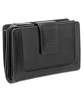Mancini South Beach Rfid Secure Mini Clutch Wallet