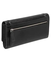 Mancini South Beach Rfid Secure Quadruple Fold Wallet