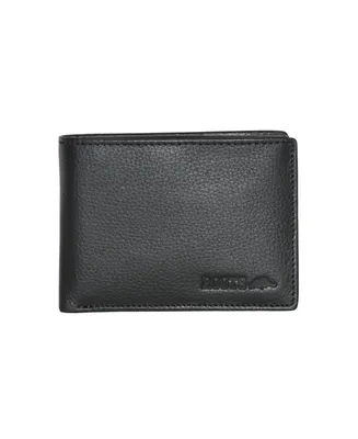 Roots Men's Men Leather Slimfold Wallet with Removable Id