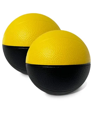 4" Foam Mini Soft Basketball for Sklz Pro Mini Hoop Micro, 2 Pack | Safe & Quiet Small Basketball for Nerf Basketball Hoops and Other Mini Indoor Hoop