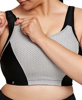 Women's Full Figure Plus Adjustable Wirefree Sports Bra 1166