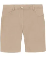 Nautica Big Girls Plus Uniform Knit Stretch Shorts