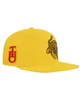 Men's Pro Standard Gold Tuskegee Golden Tigers Evergreen Mascot Snapback Hat