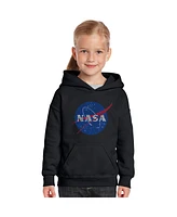 La Pop Art Girls Word Hooded Sweatshirt - Nasa's Most Notable Missions