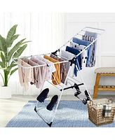 Costway Laundry Clothes Storage Drying Rack Portable Folding Dryer Hanger Heavy Duty