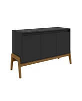 Manhattan Comfort Gales 48.5" Medium Density Fiberboard 4-Drawer Sideboard