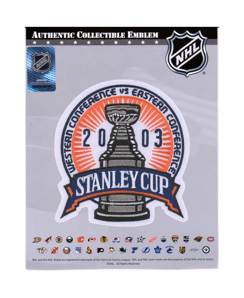  2003 NHL Stanley Cup Jersey Patch Anaheim Ducks vs