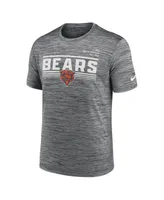 Men's Nike Gray Chicago Bears Yardline Velocity Performance T-shirt