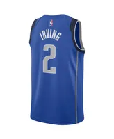 Men's and Women's Nike Kyrie Irving Blue Dallas Mavericks Swingman Jersey - Icon Edition