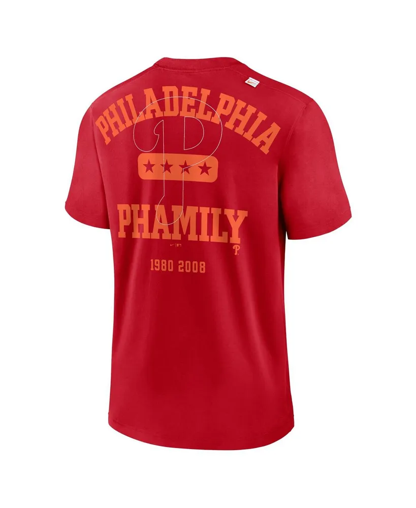 Men's Nike Red Philadelphia Phillies Statement Game Over T-shirt