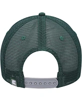Men's Colosseum Gray, Green Colorado State Rams Love Fern Trucker Snapback Hat