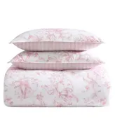 Laura Ashley Delphine Cotton Reversible Comforter Set Collection