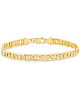 Men's Mariner Link Chain Bracelet 14k Gold-plated Sterling Silver