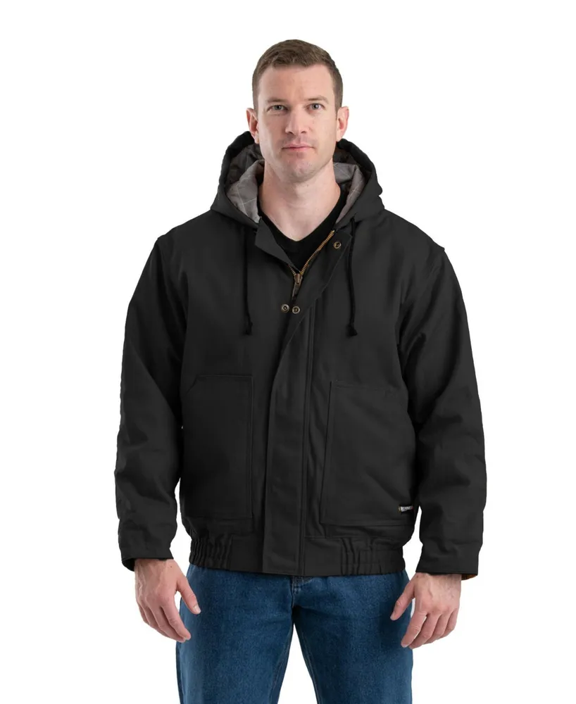 Berne Big & Tall Flame Resistant Duck Hooded Jacket