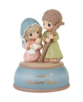 Precious Moments Behold The Newborn King Resin Musical