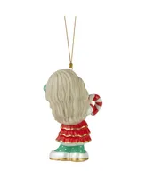Precious Moments Sweet Christmas Wishes 2023 Dated Girl Bisque Porcelain Ornament