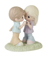 Precious Moments Love Will Keep Us Together Bisque Porcelain Figurine