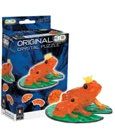 Bepuzzled 3D Crystal Puzzle Frog, 43 Pieces