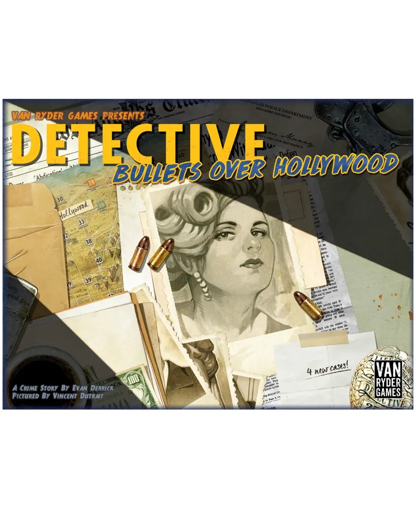 Van Ryder Games Detective City of Angels Strategy Game Bullets Over Hollywood Expansion