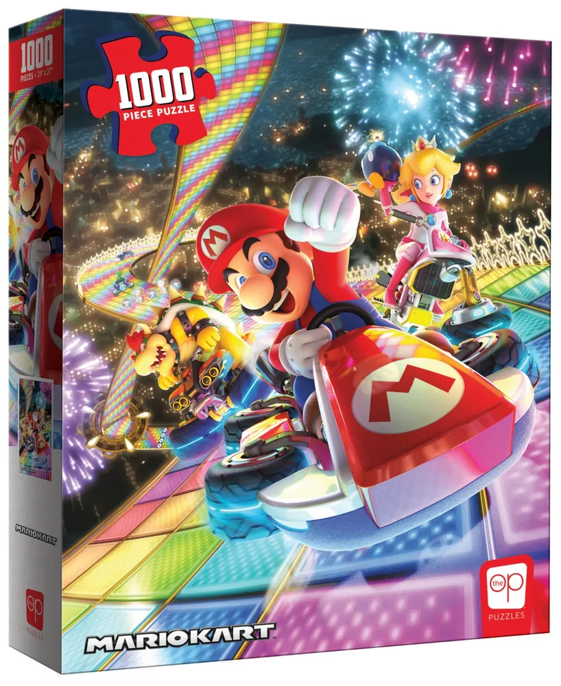 University Games Usaopoly Nintendo Mario Kart Rainbow Road Puzzle, 1000  Pieces | MarketFair Shoppes