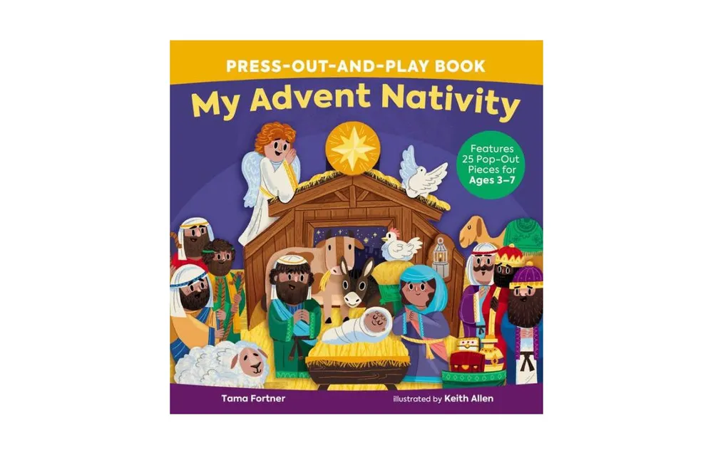 My Advent Nativity Press-Out-and-Play Book: Features 25 Pop-Out Pieces for Ages 3