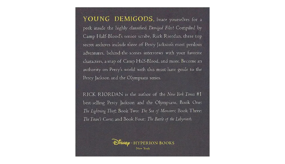 The Demigod Files (Percy Jackson and the Olympians Series) by Rick Riordan