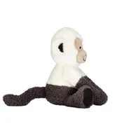 Lambs & Ivy Jungle Party White/Gray Plush Monkey Stuffed Animal Toy - Charlie