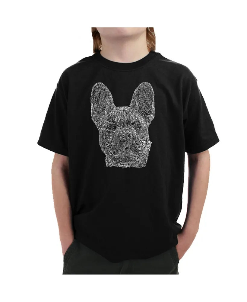 Big Boy's Word Art T-shirt - French Bulldog