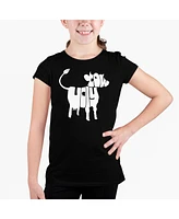 Big Girl's Word Art T-shirt - Holy Cow