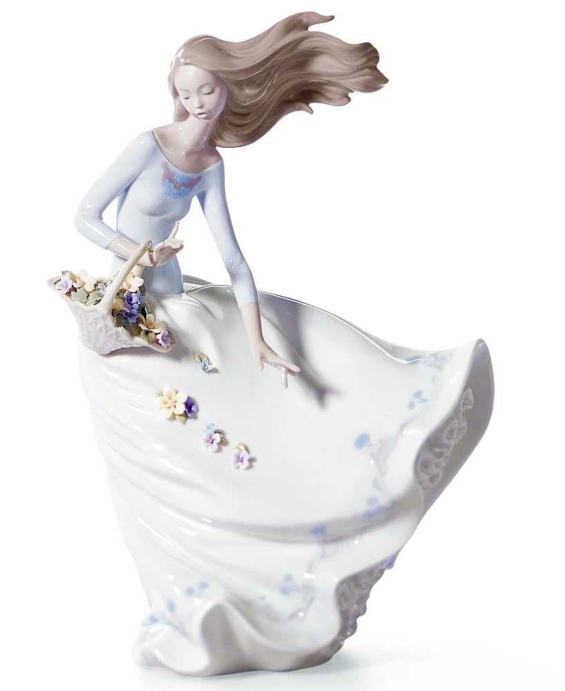 Lladro Collectible Figurine, Petals of the wind