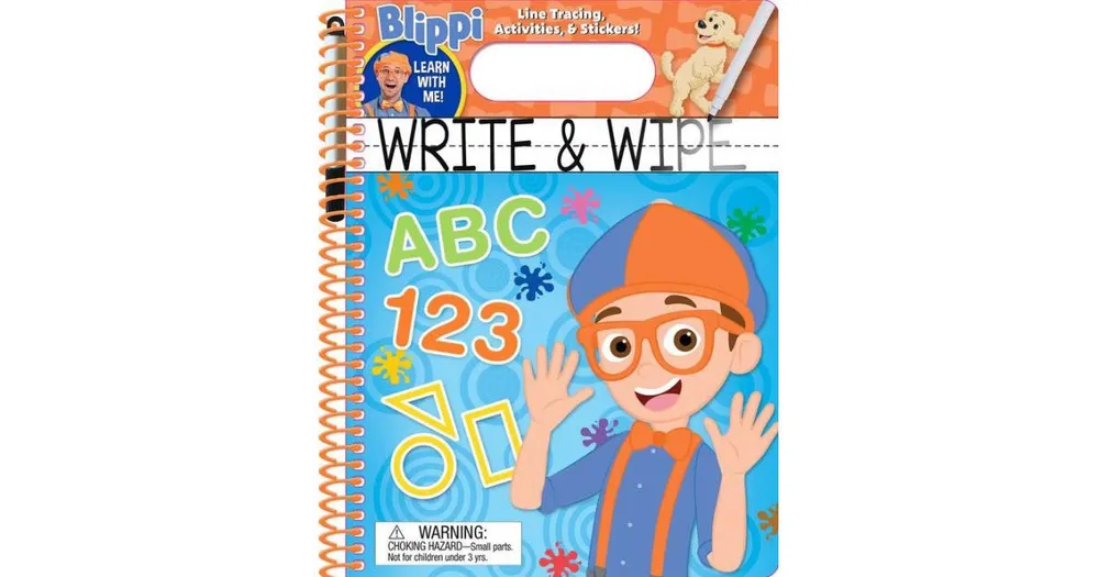 Blippi: Write and Wipe by Editors of Studio Fun International