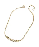 Women's Baublebar New York Mets Curb Necklace - Gold