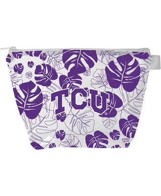 Women's Tcu Horned Frogs Palm Cosmetic Purse Pouch