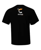 Men's Checkered Flag Sports Black Corey LaJoie Celsius Car T-shirt